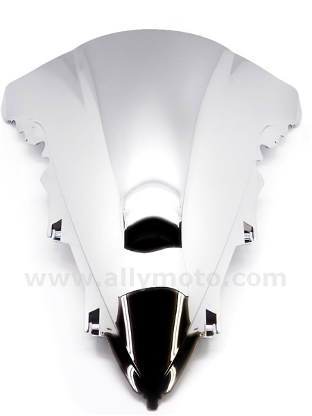 Yamaha YZF R1 Chrome Clear Double Bubble Windscreen Shield 2009-2012-2